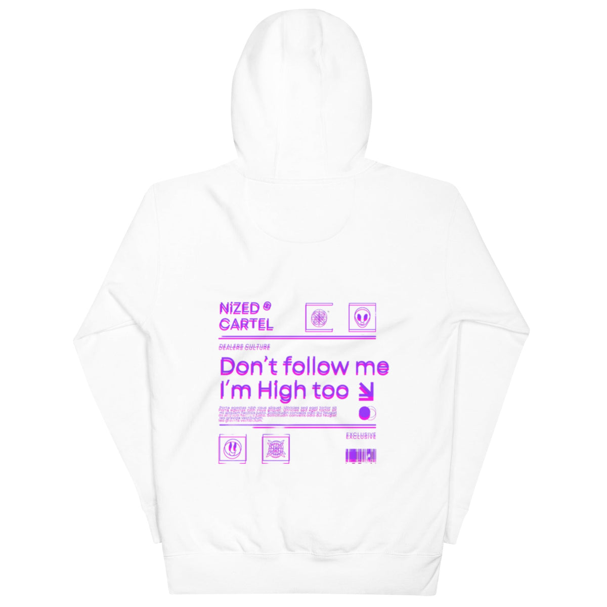 Dont Follow Me I`m High Too Hoodie
