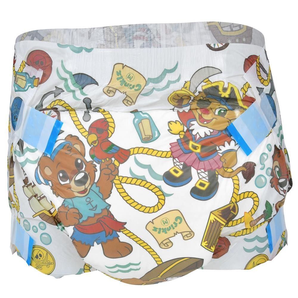 Crinklz Buccaneer Windeln mit Folie