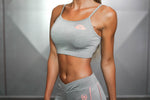 Comfort Crop Top – Grey Melange