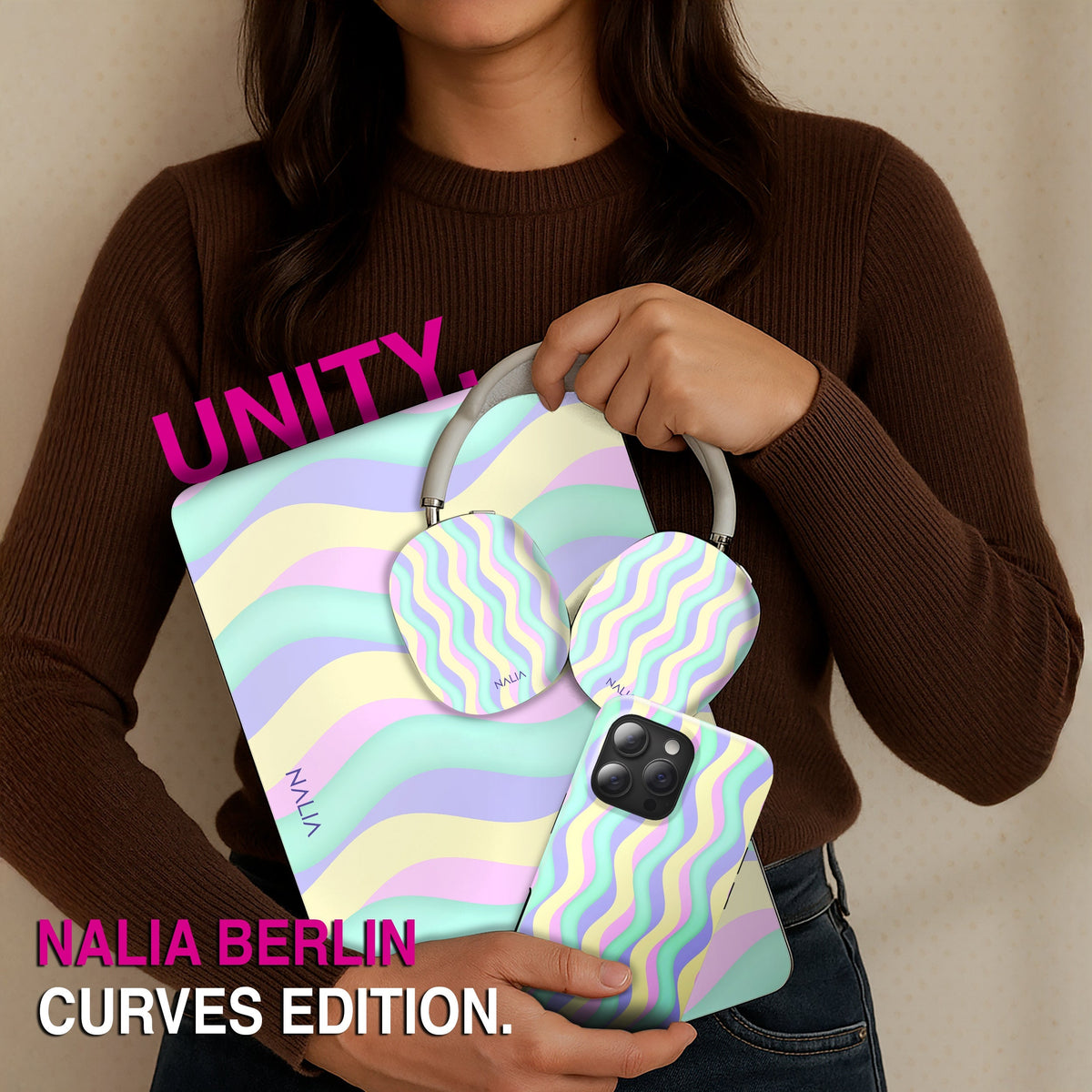 Curves - iPad Pro 12.9" (6th/5th/4th Generation) Hülle