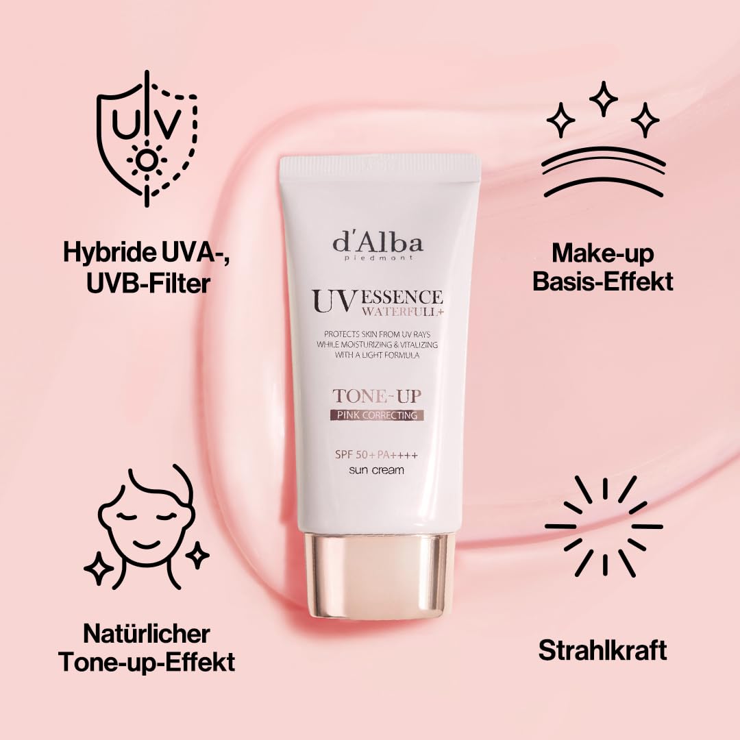 d'Alba Waterfull Tone-Up Sun Cream SPF 50+ UV Essence 50ml