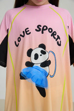 Longline Ribbon Panda Sport Dress