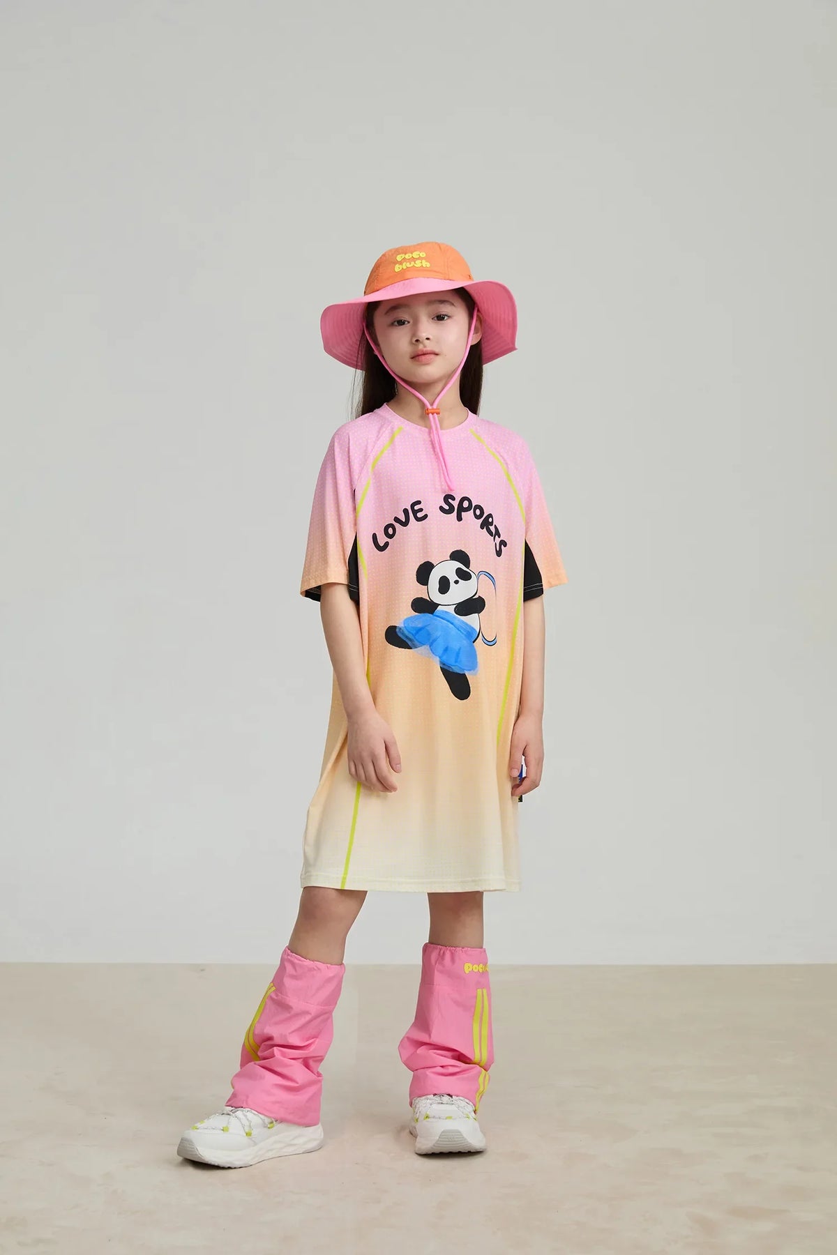 Longline Ribbon Panda Sport Dress