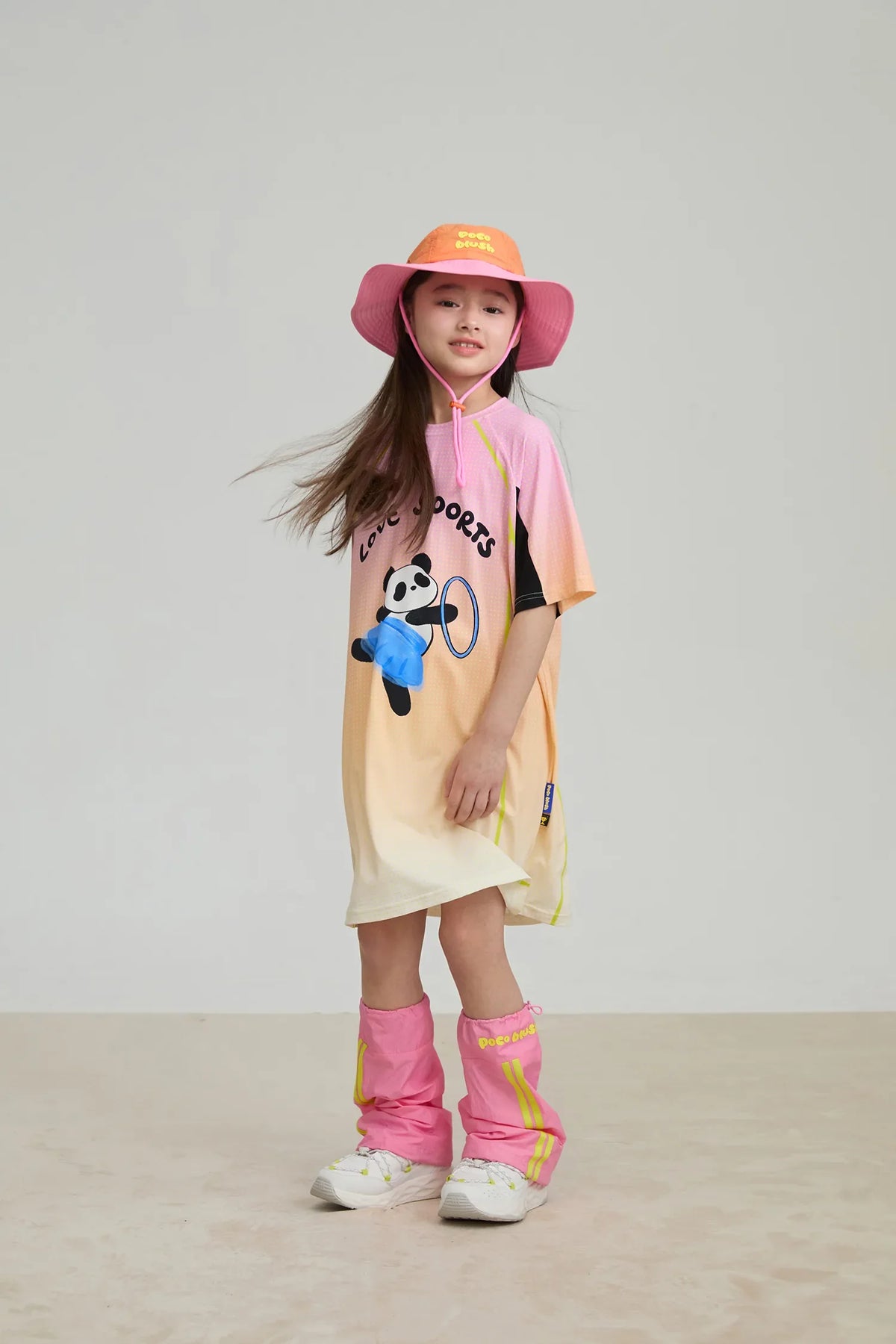 Longline Ribbon Panda Sport Dress