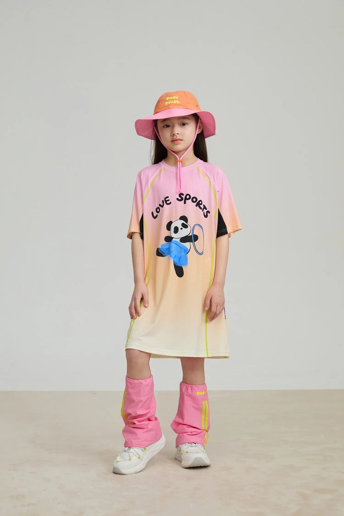 Longline Ribbon Panda Sport Dress