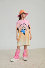 Longline Ribbon Panda Sport Dress