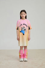 Longline Ribbon Panda Sport Dress