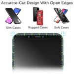 NALIA (2x) Glas & Applikator kompatibel mit iPhone 11 Pro Max / Xs Max, 9H Glasfolie mit Schablone für einfache Installation, hoher Handy Displayschutz Tempered Glass Schutzglas Clear - Transparent