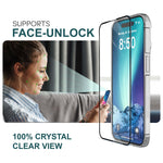 NALIA 2x Schutzglas & 1x Schablone - Set kompatibel mit iPhone 15 Plus Glas, 9H Full-Screen Glasfolie [Case-Friendly], Applikator einfache Installation, Transparenter Displayschutz mit schwarzem Rand