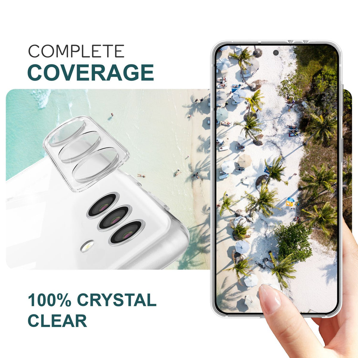 NALIA [2 Stück] Kamera-Schutzglas kompatibel mit Samsung Galaxy S24 Glas, Klarer Robuster Linsen-Schutz für Rückkamera, Gehärtete Glasfolie mit Zwischenraum-Abdeckung, Transparenter Kameraschutz