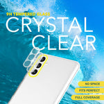 NALIA [2 Stück] Kamera-Schutzglas kompatibel mit Samsung Galaxy S24 Glas, Klarer Robuster Linsen-Schutz für Rückkamera, Gehärtete Glasfolie mit Zwischenraum-Abdeckung, Transparenter Kameraschutz