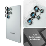 NALIA Glas Kameraschutzringe für Samsung Galaxy S25 Ultra – Linsenschutz & Case Friendly – FOCUS.PRO CLX (9H Härtegrad & Montagerahmen) – Marke aus Berlin