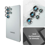 NALIA Glas Kameraschutzringe für Samsung Galaxy S25 Ultra – Linsenschutz & Case Friendly – FOCUS.PRO CLX (9H Härtegrad & Montagerahmen) – Marke aus Berlin