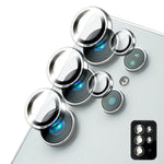 NALIA Glas Kameraschutzringe für Samsung Galaxy S25 Ultra – Linsenschutz & Case Friendly – FOCUS.PRO CLX (9H Härtegrad & Montagerahmen) – Marke aus Berlin
