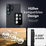 NALIA Glas Kameraschutzringe für Samsung Galaxy S25 Ultra – Linsenschutz & Case Friendly – FOCUS.PRO CLX (9H Härtegrad & Montagerahmen) – Marke aus Berlin