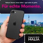 NALIA Glas Kameraschutzringe für iPhone 16e / 17e – Linsenschutz & Case Friendly – FOCUS.PRO CLX (9H Härtegrad & Montagerahmen) – Marke aus Berlin