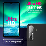 NALIA 2x Kameraschutzglas für Samsung Galaxy A26 – Linsenschutz 9H & Case-Friendly – FOCUS.X2 MAX (HD-Echtglas Transparent) – Marke aus Berlin
