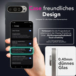 NALIA 2x Schutzglas für Google Pixel 9 / 9 Pro – Full-Screen Schutz 9H & Hüllenfreundlich – ARMORGLASSX (Display Glasfolie Transparent & 9H Härte) – Marke aus Berlin