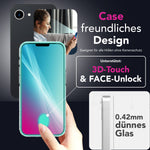 NALIA Privacy Blickschutzglas für Apple iPhone 16e / 17e – Anti-Spy Displayschutz & 9H Härte – ANTISPYX (Case-Friendly Full-Cover) – Marke aus Berlin