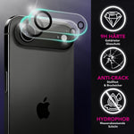 NALIA 2x Kameraschutzglas für iPhone 17 Air – Linsenschutz 9H & Case-Friendly – FOCUS.X2 MAX (HD-Echtglas Transparent) – Marke aus Berlin