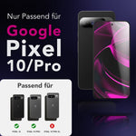 NALIA 2x Schutzglas für Google Pixel 10 / 10 Pro – Full-Screen Schutz 9H & Hüllenfreundlich – ARMORGLASSX (Display Glasfolie Transparent & 9H Härte) – Marke aus Berlin