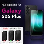 NALIA 2x Schutzglas für Samsung Galaxy S26 Plus – Full-Screen Schutz 9H & Hüllenfreundlich – ARMORGLASSX (Display Glasfolie Transparent & 9H Härte) – Marke aus Berlin