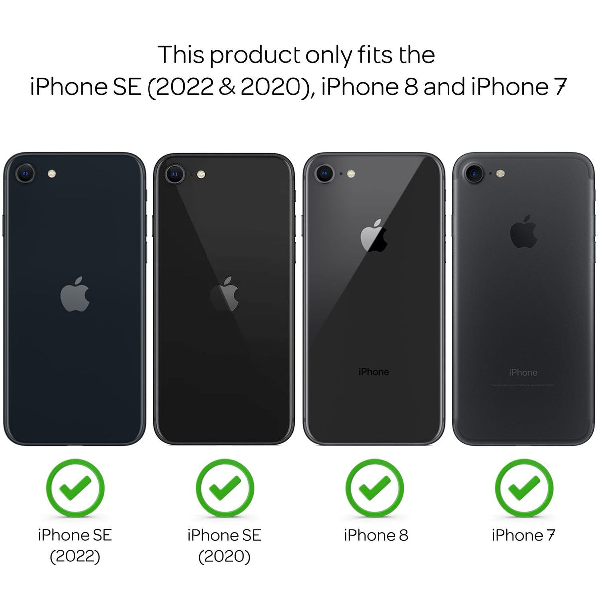 NALIA Herz Handyhülle kompatibel mit iPhone SE 2022 / SE 2020 / 8 / 7 Hülle, Dünne Silikon Schutzhülle Soft Phone Case Cover, Ultra-Slim Backcover Gummi Bumper Handy-Tasche Schale