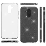 NALIA Glitzerhülle für Huawei Mate 20 Lite – Funkelndes Silikon Case – DAZZLIN (Transparent & Stoßfest) – Marke aus Berlin