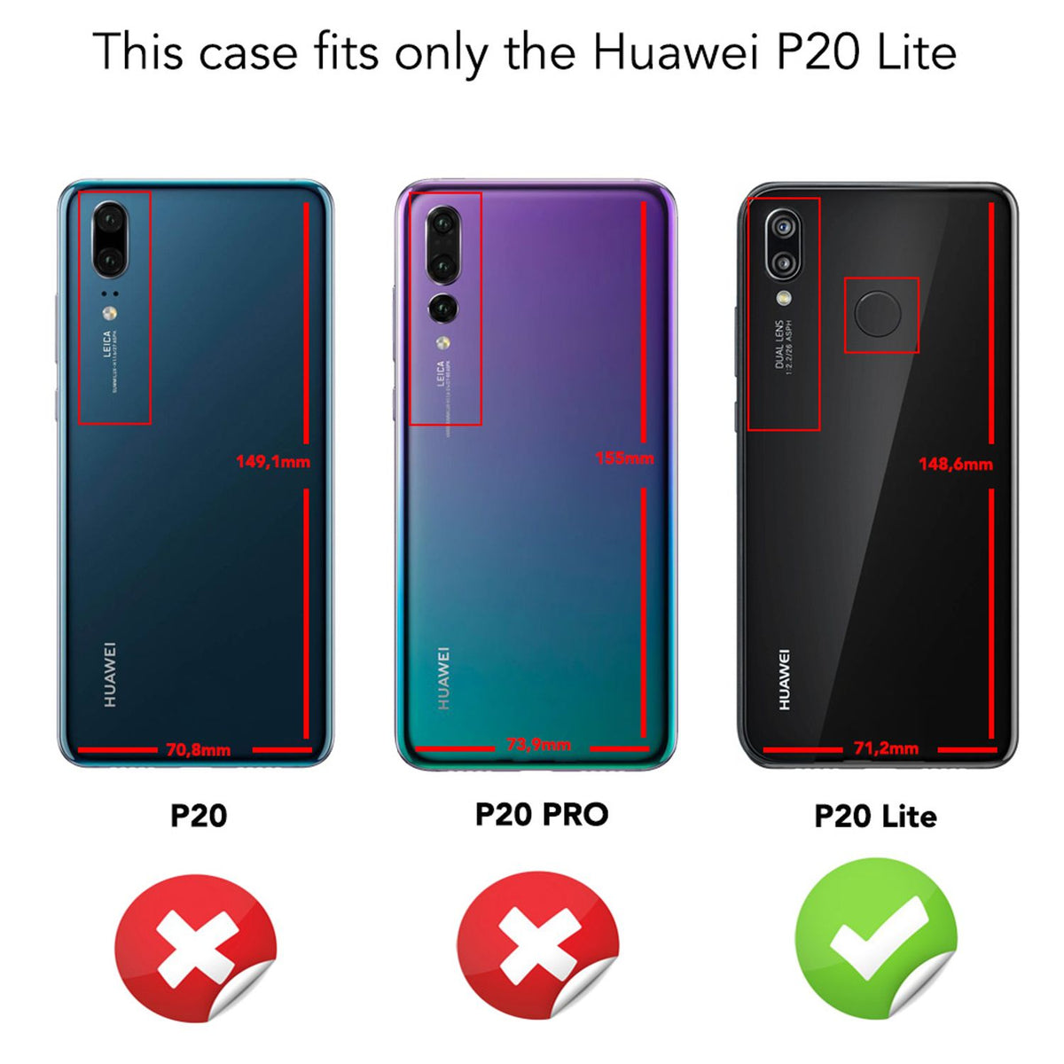NALIA Glitzerhülle für Huawei P20 Lite – Funkelndes Silikon Case – DAZZLIN (Transparent & Stoßfest) – Marke aus Berlin