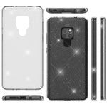 NALIA Glitzerhülle für Huawei Mate 20 – Funkelndes Silikon Case – DAZZLIN (Transparent & Stoßfest) – Marke aus Berlin