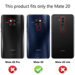 NALIA Glitzerhülle für Huawei Mate 20 – Funkelndes Silikon Case – DAZZLIN (Transparent & Stoßfest) – Marke aus Berlin