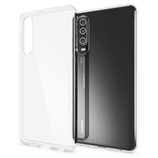 NALIA Transparente Silikonhülle für Huawei P30 – Anti-Gelb & Rutschfest – GLAZE (Handyhülle Kristallklar, Schlank & Stoßfest) – Marke aus Berlin