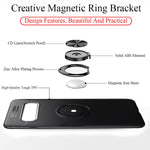 NALIA Ringhülle für Samsung Galaxy S10 – Ring-Ständer 360° & für Magnet-Halter – GRIP360 (Mattiertes Silikon Case) – Marke aus Berlin