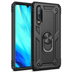 NALIA Panzerhülle für Huawei P30 – Ring-Ständer 360° & Magnet-Halterung Kompatibel – RINGDEFEND (Stoßfestes Outdoor Case) – Marke aus Berlin