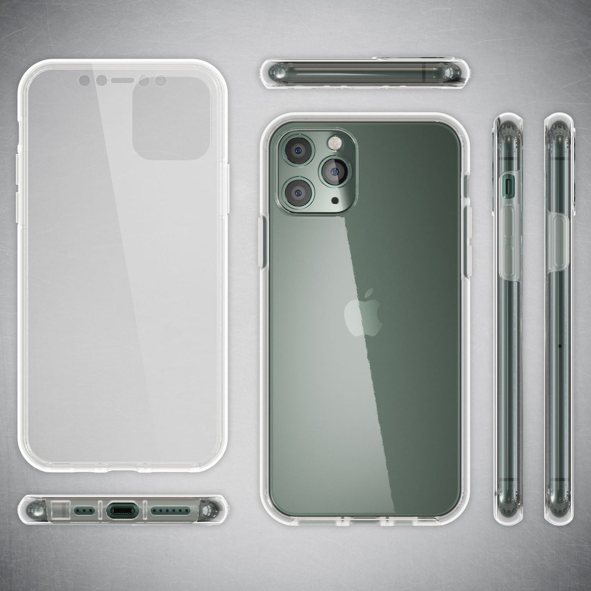 NALIA 360° Hülle für iPhone 11 Pro Max – Vorne & Hinten Schutz – 360GUARD (Full-Body Case) – Marke aus Berlin