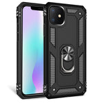 NALIA Panzerhülle für iPhone 11 – Ring-Ständer 360° & Magnet-Halterung Kompatibel – RINGDEFEND (Stoßfestes Outdoor Case) – Marke aus Berlin