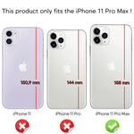 NALIA Glitzerhülle für iPhone 11 Pro Max – Funkelndes Silikon Case – DAZZLIN (Transparent & Stoßfest) – Marke aus Berlin