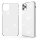 NALIA Glitzerhülle für iPhone 11 Pro – Funkelndes Silikon Case – DAZZLIN (Transparent & Stoßfest) – Marke aus Berlin