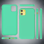NALIA Neon Silikonhülle für iPhone 11 – Soft-Touch & Signal-Neon – NEONSHOCK (Matte Schutzhülle) – Marke aus Berlin