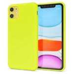 NALIA Neon Silikonhülle für iPhone 11 – Soft-Touch & Signal-Neon – NEONSHOCK (Matte Schutzhülle) – Marke aus Berlin