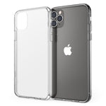 NALIA Hartglas Case kompatibel mit iPhone 11 Pro Max Hülle, Durchsichtiges Hardcase aus 9H Tempered Glass mit Silikon Bumper, Stoßfeste & Robuste Handyhülle Cover Schutzhülle - Transparent