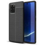 NALIA Leder-Optik Silikon Case für Samsung Galaxy S20 Plus – Griffig & Matt – BARRON Handyhülle (Anti-Fingerprint, Stoßfest & Robust) – Marke aus Berlin