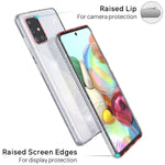 NALIA Glitzerhülle für Samsung Galaxy A51 – Funkelndes Silikon Case – DAZZLIN (Transparent & Stoßfest) – Marke aus Berlin