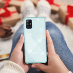 NALIA Glitzerhülle für Samsung Galaxy A51 – Funkelndes Silikon Case – DAZZLIN (Transparent & Stoßfest) – Marke aus Berlin