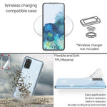 NALIA Glitzerhülle für Samsung Galaxy S20 Plus – Funkelndes Silikon Case – DAZZLIN (Transparent & Stoßfest) – Marke aus Berlin