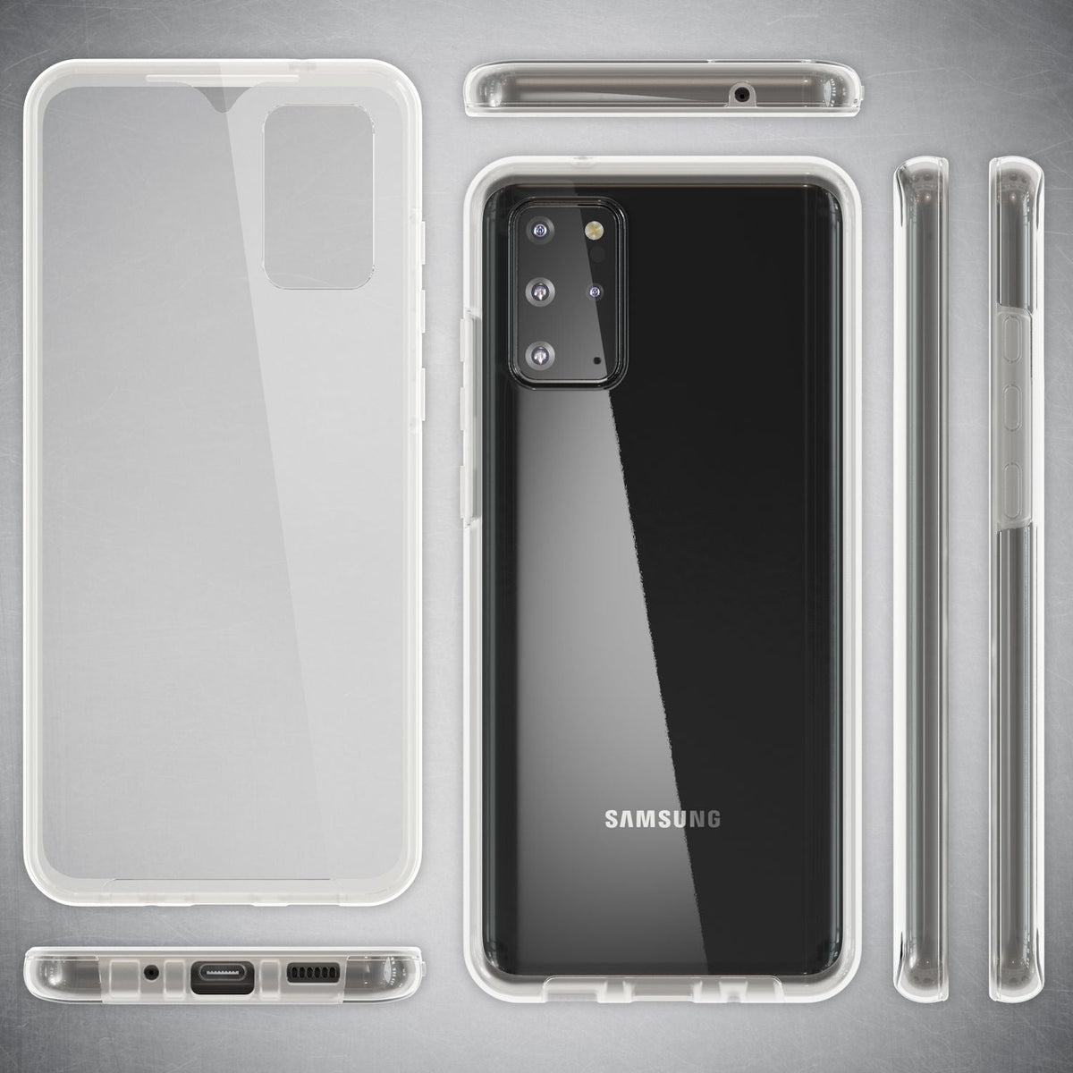 NALIA 360° Hülle für Samsung Galaxy S20 Plus – Vorne & Hinten Schutz – 360GUARD (Full-Body Case) – Marke aus Berlin
