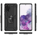NALIA Panzerhülle für Samsung Galaxy S20 Plus – Ring-Ständer 360° & Magnet-Halterung Kompatibel – RINGDEFEND (Stoßfestes Outdoor Case) – Marke aus Berlin