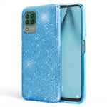 NALIA Glitzerhülle für Huawei P40 Lite – Funkelnder Glitzer-Look & Grip – SHINEPOP (Silikon Case) – Marke aus Berlin