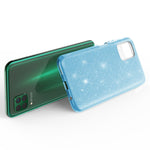 NALIA Glitzerhülle für Huawei P40 Lite – Funkelnder Glitzer-Look & Grip – SHINEPOP (Silikon Case) – Marke aus Berlin