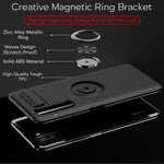 NALIA Ringhülle für Huawei P40 Lite 5G – Ring-Ständer 360° & für Magnet-Halter – GRIP360 (Mattiertes Silikon Case) – Marke aus Berlin